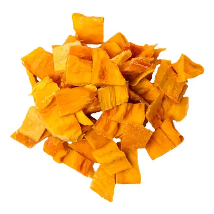 Mango essiccato essiccato 5% umidità cubo croccante giallo essiccato mango sano congelamento snack al mango con prezzo all'ingrosso