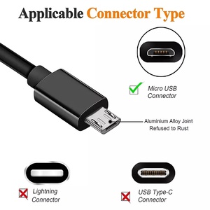 Ricarica rapida all'ingrosso 1M 2M 3M Micro cavo del caricatore del telefono USB rame puro per Android IOS Computer e fotocamera - Product Image 3