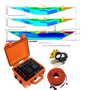 Herramienta de imágenes de resistividad 2D y 3D, instrumento IP de alta precisión, Sistema Localizador de agua subterránea - Product Image 5