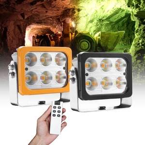 Color Changing Wireless Remote Control <strong>24V</strong> Head Bulldozer Excavator Tractor Intelligent Multifunctional <strong>Lamp</strong> 12V LED Work Light - Product Image 2