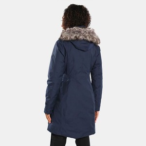 En kaliteli kadın Parka büyük kürk yaka kapşonlu kalın sıcak uzun Pakistan çıkarılabilir mont nefes kadın Parkas - Product Image 2