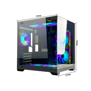 Choiyan Estuche abierto Estuche para computadora Escritorio Gabinete de PC personalizado Chasis de computadora de juegos Torres medias Estuche para computadora de juegos de escritorio - Product Image 6