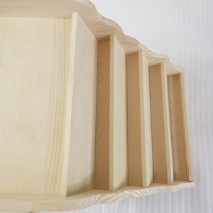 Multi-Purpose 5 Tier <strong>Step</strong> Retail <strong>Display</strong> Shelf <strong>with</strong> Brand Logo Wooden <strong>Counter</strong> <strong>Display</strong> Stand for Postcard Brochure Photos Sticker - Product Image 4