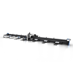 Cortador de tubos láser de fibra de alta resistencia con sistema de carga y descarga completamente automático para procesamiento de tuberías industriales - Product Image 2