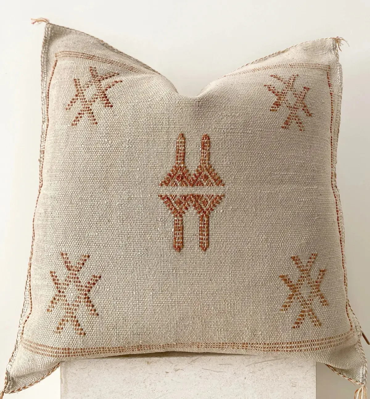 Grossista marocchino seta Cactus fatto a mano cuscino decorativo di lusso copricuscini decorativi per la casa Cactus cotone cotone Kelim cuscini