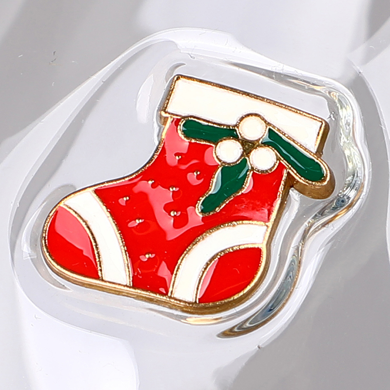 Calcetines navideños esmaltados