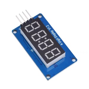 0.36 "4 haneli tüp LED Segment ekran modülü kırmızı TM1637 sürücü çip tüp saat segmentli lcd ekran