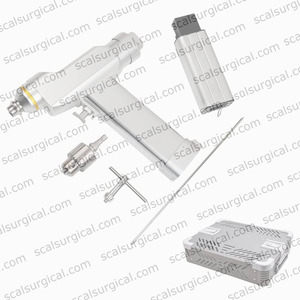 Outil d'os canulé de puissance électrique de perceuse orthopédique de haute performance pour la chirurgie vétérinaire - Product Image 1