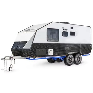 Luxury 4x4 RV <strong>Caravan</strong> Motor Home Modern Off-Road Mobile Travel Trailer for Family Sleeps 4 People