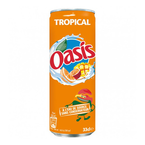 Oasis Tropical Fruit 33clパックの新鮮なココナッツ水24個入り簡単にオープンポリッシュココナッツ風味豊かなソーダバルク包装