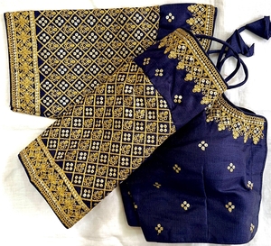 New Collection Blouse Has Heavy Sleeve Thread <strong>Sequence</strong> and <strong>Coding</strong> Work Readymade Blouse for Women From Indian Supplier