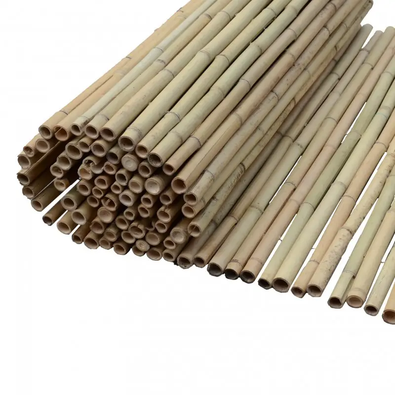 Valla de bambú enrollada, paneles de rollo para privacidad natural de madera, para agricultura, jardinería y patio trasero