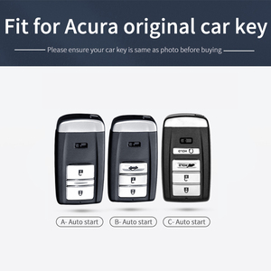 Oto Llave Caso anahtarlık ile anahtar Fob durumda kapak için Honda Acura Cdx cdrlx Nsx Tlx tlx-l akıllı uzaktan kumanda koruyucu - Product Image 2