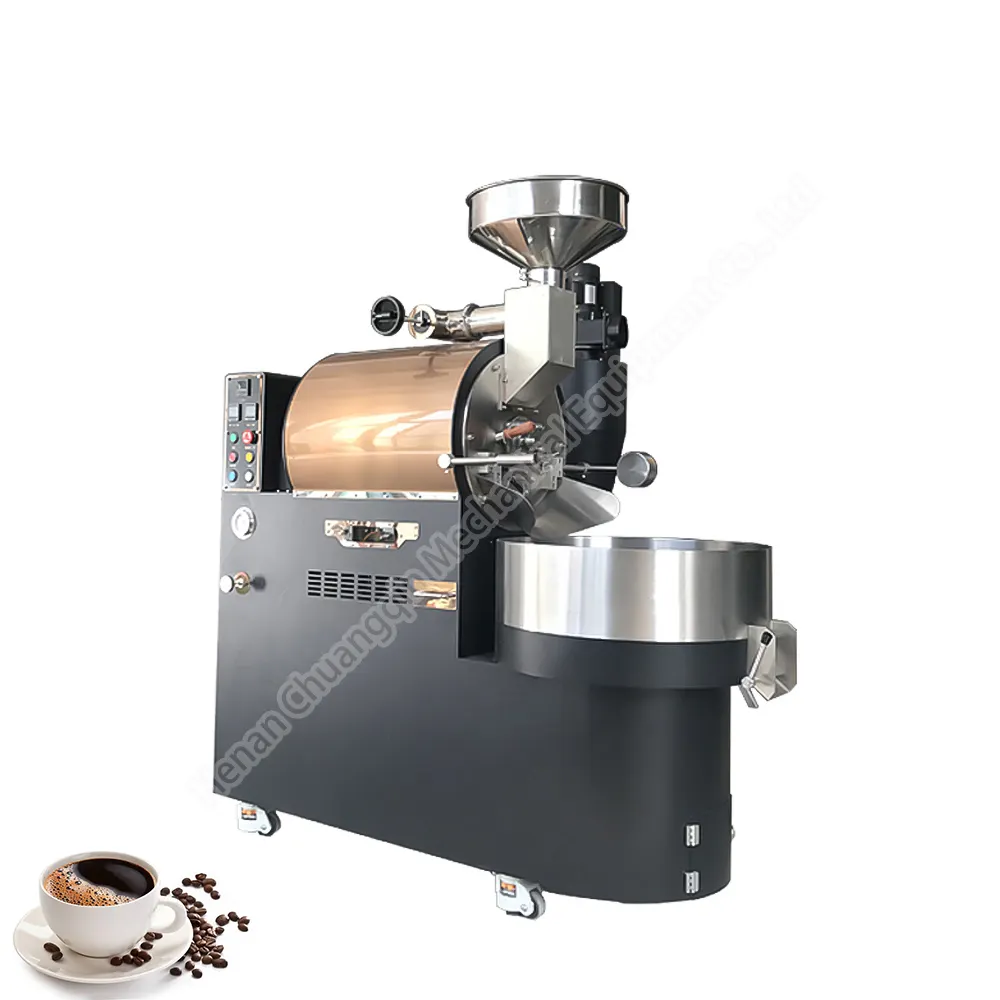آلة تحميص قهوة تجارية وصناعية آلة تحميص بنكهة خضراء سعة 10 كجم
