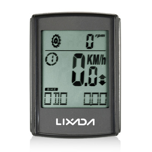 Lixada Multifunctional 2-in-1 Wireless LCD Bicycle <strong>Cycle</strong> <strong>Computer</strong> Speed Cadence Water-resistant