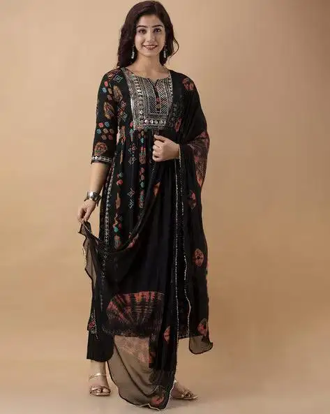 Exclusive Traditional Designer Kurta set Kurti Pant with fancy dupatta for Beautiful Women For festival
