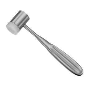 Cerrahi Mallet 190 mm 7 12 "25mm paslanmaz çelik kafa diş kemik Mallet ortopedik cerrahi çekiç - Product Image 1