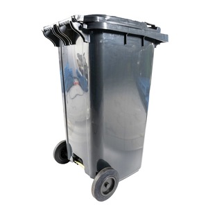 Üretici 240l atık geri dönüşüm kutusu çöp çöp 240 Litre siyah Wheelie Bin - Product Image 6