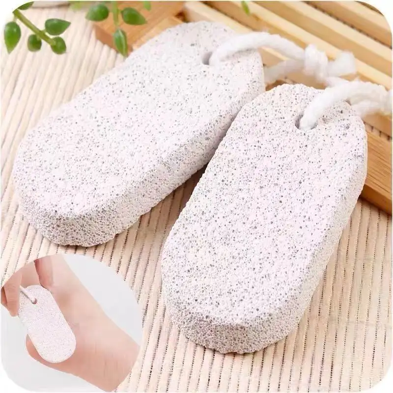 Eco-friendly Grind Stone Volcanic Stone Pumice Desiccated Skin Calluses Foot Rub Foot Message Tool Heel Massage Stone
