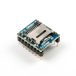 Мини SD-карта MP3 звуковой модуль PIC для Arduino WTV020-SD-16P Совместимые Аудио и голосовые модули управления - Product Image 3