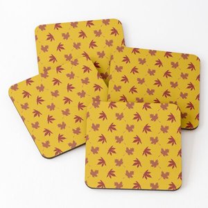 4X4 Inches Mat Paid Latest Design Mango Wood/Acacia Wood Over Printed Tea Serving Coasters 4 Pieces Set for <strong>Table</strong> Decoration - Product Image 6