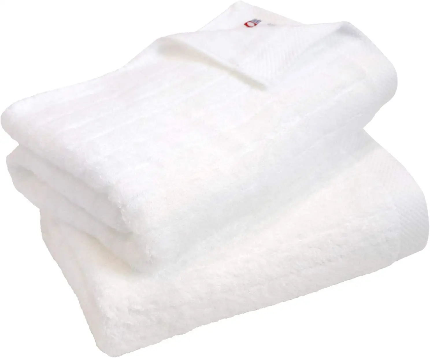 [Prodotti all'ingrosso] HIORIE Imabari asciugamano cotone 100% asciugamano da bagno Fuwarib 60*120cm 450GSM morbido filato ritorto Rib design bianco