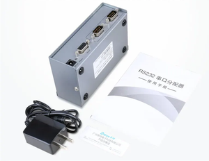 DTECH Nickel Plated Connector Metal Shell 1 in 2 Out Female to Male RS232 DB9 Serial Converter Splitter 1*2 - Product Image 6
