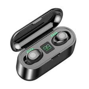 F9 X50 TWS耳塞批发价HiFi音响立体声耳机，带电动数字显示无线耳机和电源”