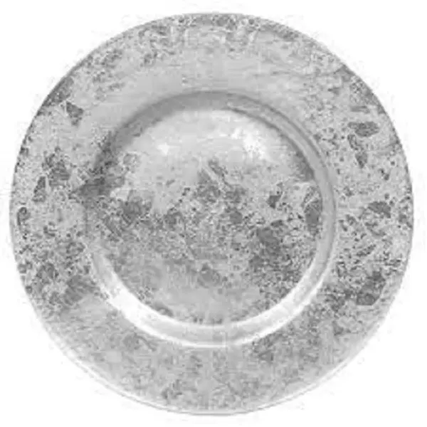 Modern tasarım mutfak servis örtüsü gümüş renk yuvarlak şekil otel masa dekor servis tabağı & çanak