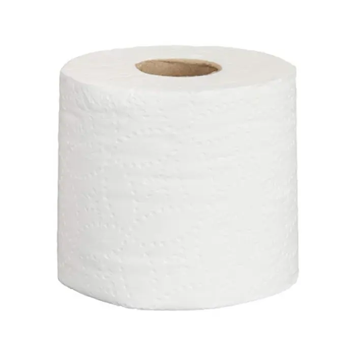 100% pasta di legno vergine 1/2/3/4 veli carta in rotolo goffrata imballaggio inglese rotolo di carta igienica morbida prezzo di fabbrica carta igienica