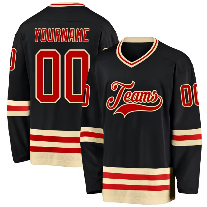 Black Red-Cream