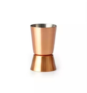 Yeni tasarım bakır Jigger ve şarap ve bira Jigger Peg ölçü Peg ölçü Barware aracı için atış cam satılık - Product Image 1
