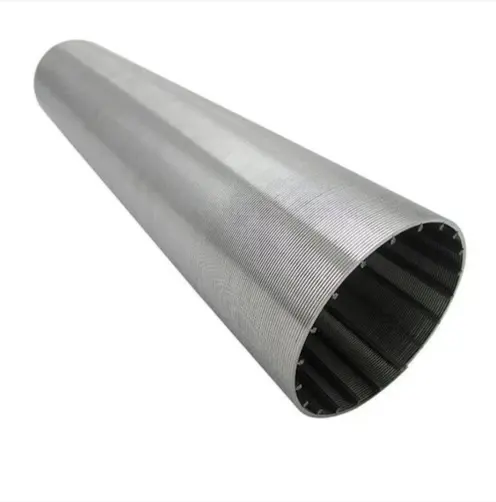 Johnson V-Alambre de cuña de acero inoxidable, filtro de pozo de agua, pantalla de tubo
