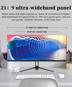 Monitor curvo Waigaa Titan de 29 pulgadas para juegos de ordenador, frecuencia de actualización de 165Hz, tiempo de respuesta de 1ms, pantalla ancha, resolución de 2560*1080 - Product Image 2