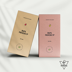 Sleek Custom Logo Minimalist Kraft Paper <strong>Box</strong> Matte Small Product Packaging with <strong>Plain</strong> <strong>Design</strong> Cardboard <strong>Box</strong> for Small Products - Product Image 2