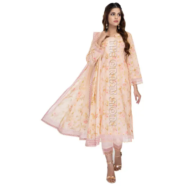 Vestido de fiesta Formal o informal para mujer, vestidos indios paquistaníes, novedades de 2023, vestido de colección Salwar Kameez Lawn Kurti