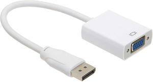 4K Auflösung DisplayPort zu VGA Monitor Adapter mit DVI Anschluss PVC Jacke
