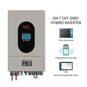 商用混合动力3Kw 4Kw 5Kw并网太阳能电池存储系统，带2 Mppt单输出混合太阳能逆变器 - Product Image 6