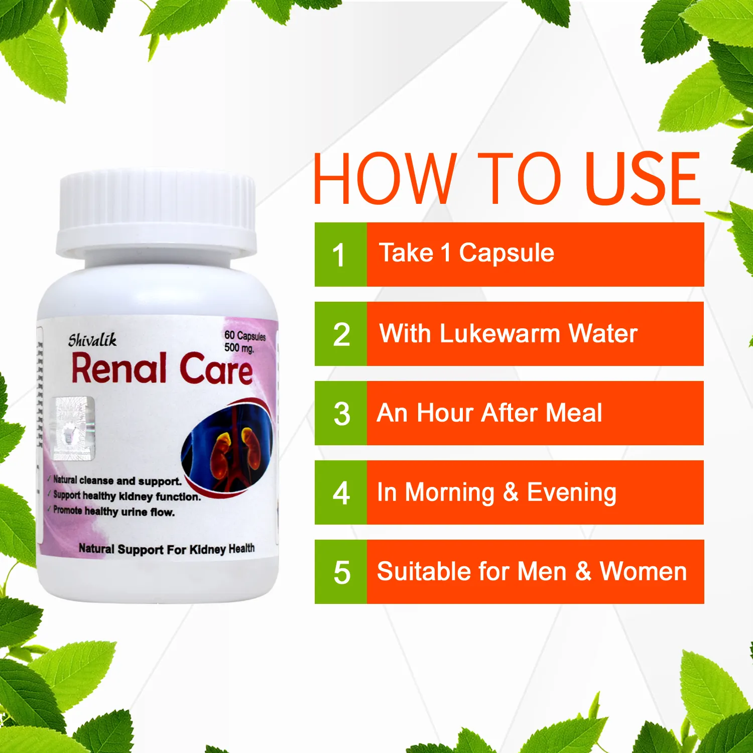 Cuidado renal más vendido para un riñón saludable y tracto urinario bueno para eliminar toxinas del riñón