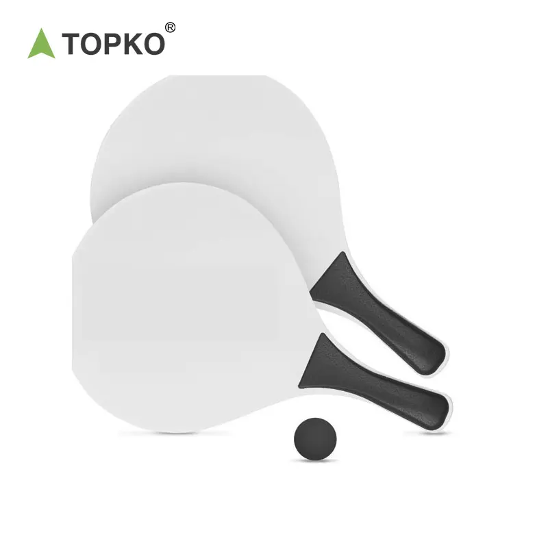 TOPKO High Quality Plastic Beach Racket Pickle Paddle Ball Rackets Beach Paddle Ball Beach Tennis Racket