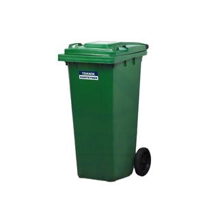 Contenedor de basura de plástico de 120 litros Contenedor de basura Cubo de basura - Product Image 1