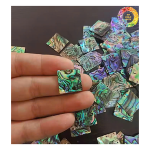 <strong>Paua</strong> Abalone Shell Sheet Natural Mother Of Pearl Round Blanks For Jewelry <strong>Inlay</strong>, Natural Abalone Shell Calibrated Round Gemstone - Product Image 5