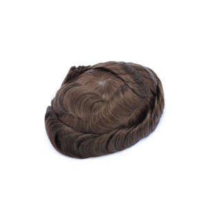 孟加拉国出口男士天然定制贴合明亮时尚耐热批发高光直发假发 - Product Image 2
