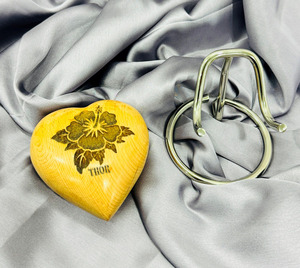 Hibiscus hình trái tim urns cho Ashe & <span class=keywords><strong>Mortal</strong></span> vẫn giữ lên đến <span class=keywords><strong>3</strong></span> inch khối chó và mèo urns cho tro & tang lễ vẫn còn - Product Image 3