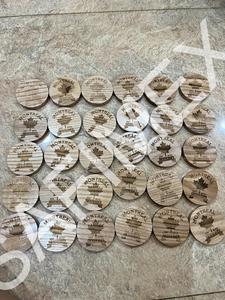 Handmade truyền thống bằng gỗ tủ lạnh nam châm paperweight & bia Opener với hình dạng không đều-Cảm ơn bạn món quà bằng gỗ mảng - Product Image 6