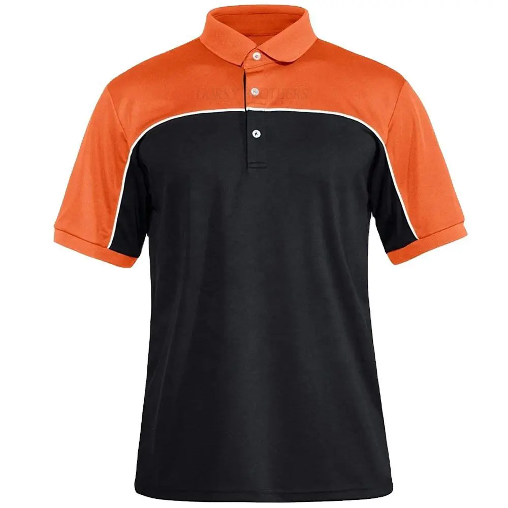 2023 magliette Polo da Golf personalizzate con Design personalizzato all'ingrosso per magliette Casual a blocchi di colore a manica corta da uomo