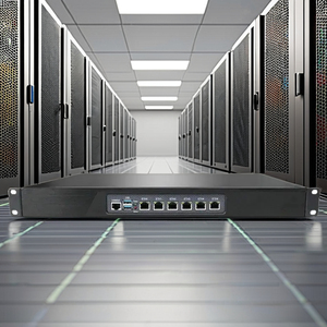 1U Firewall N5105 N100 J6412 7505 I3 1135G4 <strong>Network</strong> Security 6*2.5 Gbps Rackmount Compatible PfSense OpnWRT Debian OPNsense PC - Product Image 1