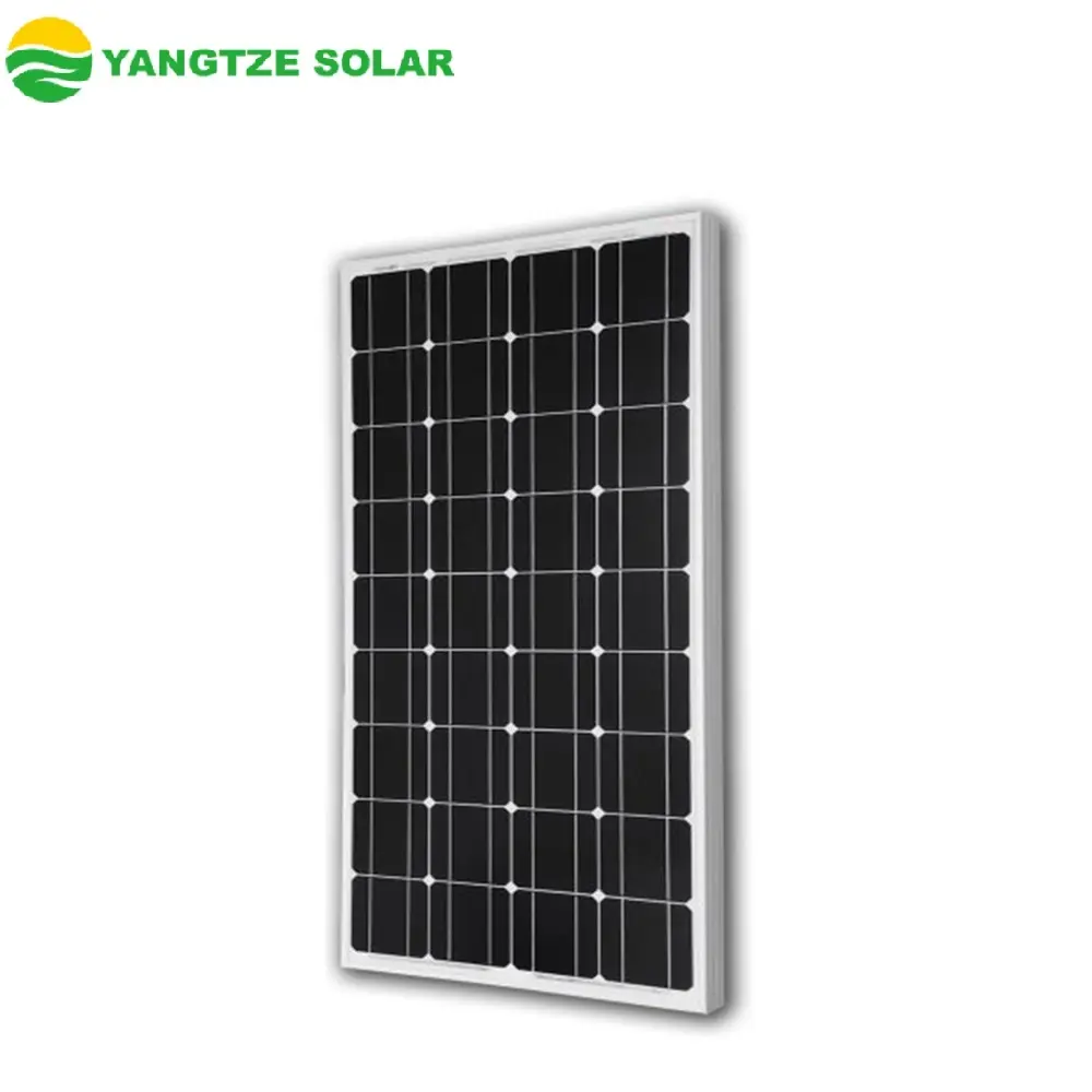 Yangtze solar 18V/36 células cortadas pequeno painel solar fotovoltaico de 100 watts