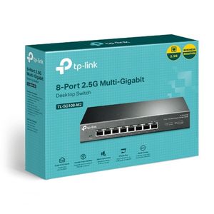 TP-Link TL-SG108-M2スイッチ8x RJ45 2.5ギガバイト/秒デスクトップアンマネージドネットワークスイッチコンピュータハードウェアソフトウェア