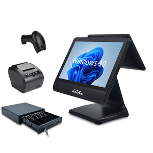 Водонепроницаемая ультра тонкая система с несколькими интерфейсами Windows 10 POS